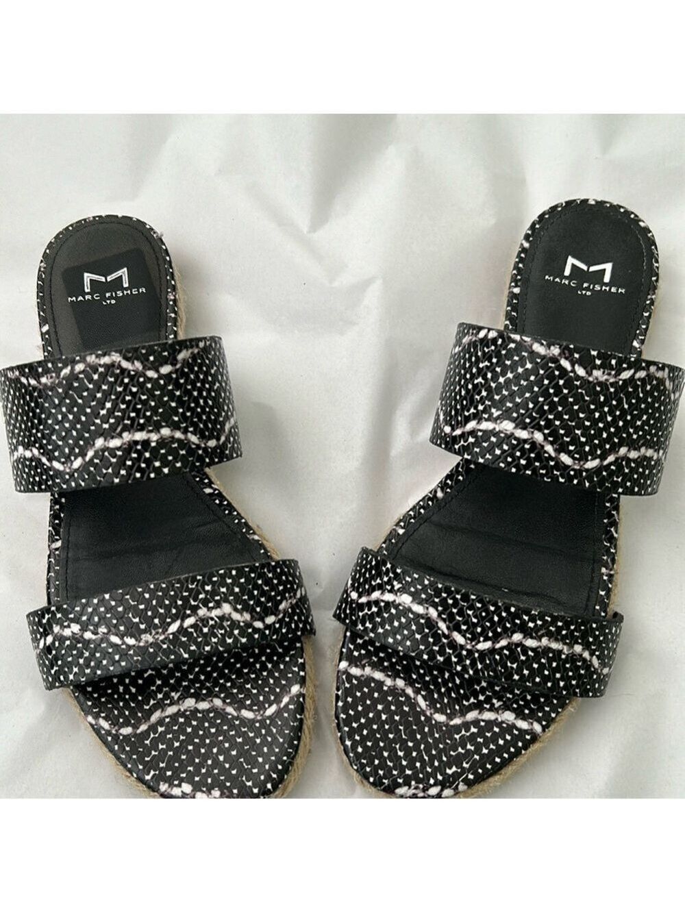 Marc Fisher Slide On Sandals